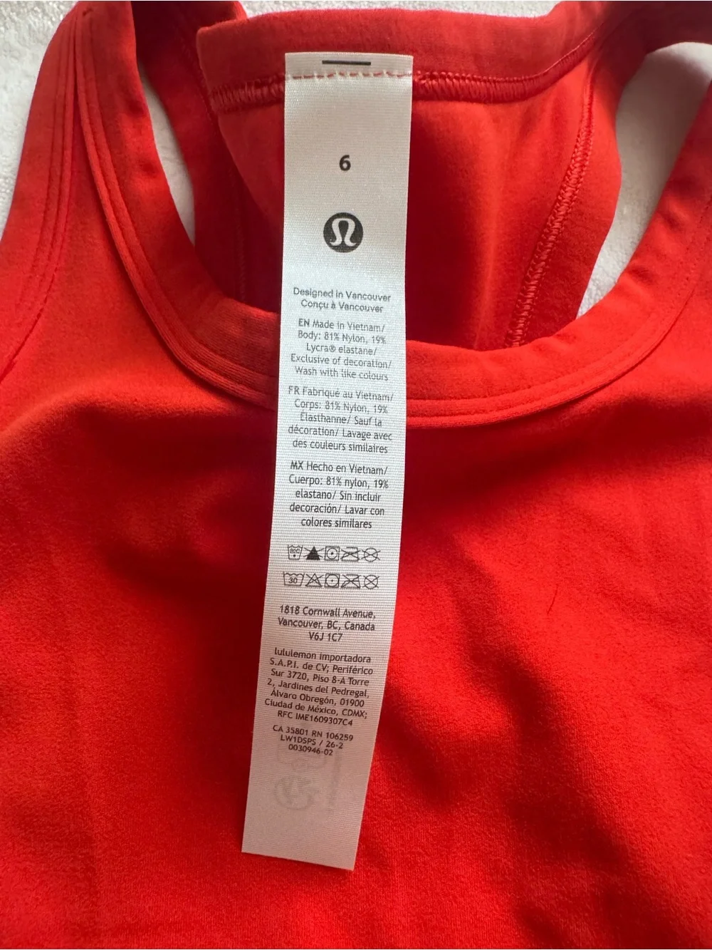 Lululemon Align Waist-Length Racerback
